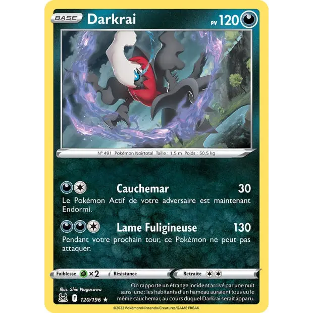Darkrai - EB Origine Perdue - 120/196