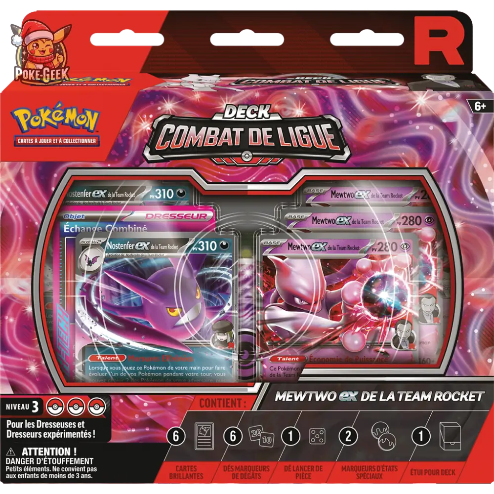 Deck Combat de Ligue Mewtwo-ex Team Rocket – Français - Poke-Geek