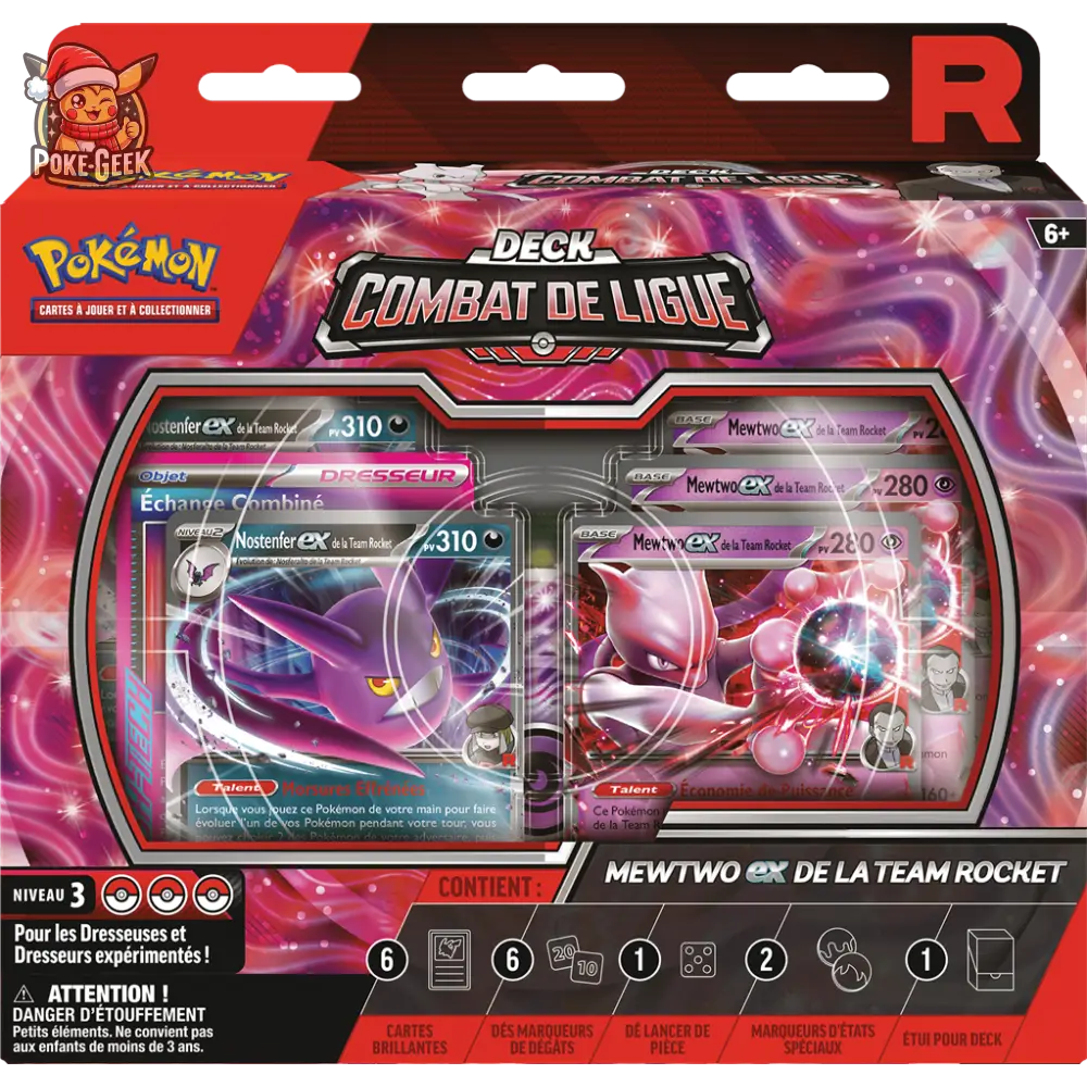 Deck Combat de Ligue Mewtwo-ex Team Rocket – Français - Poke-Geek