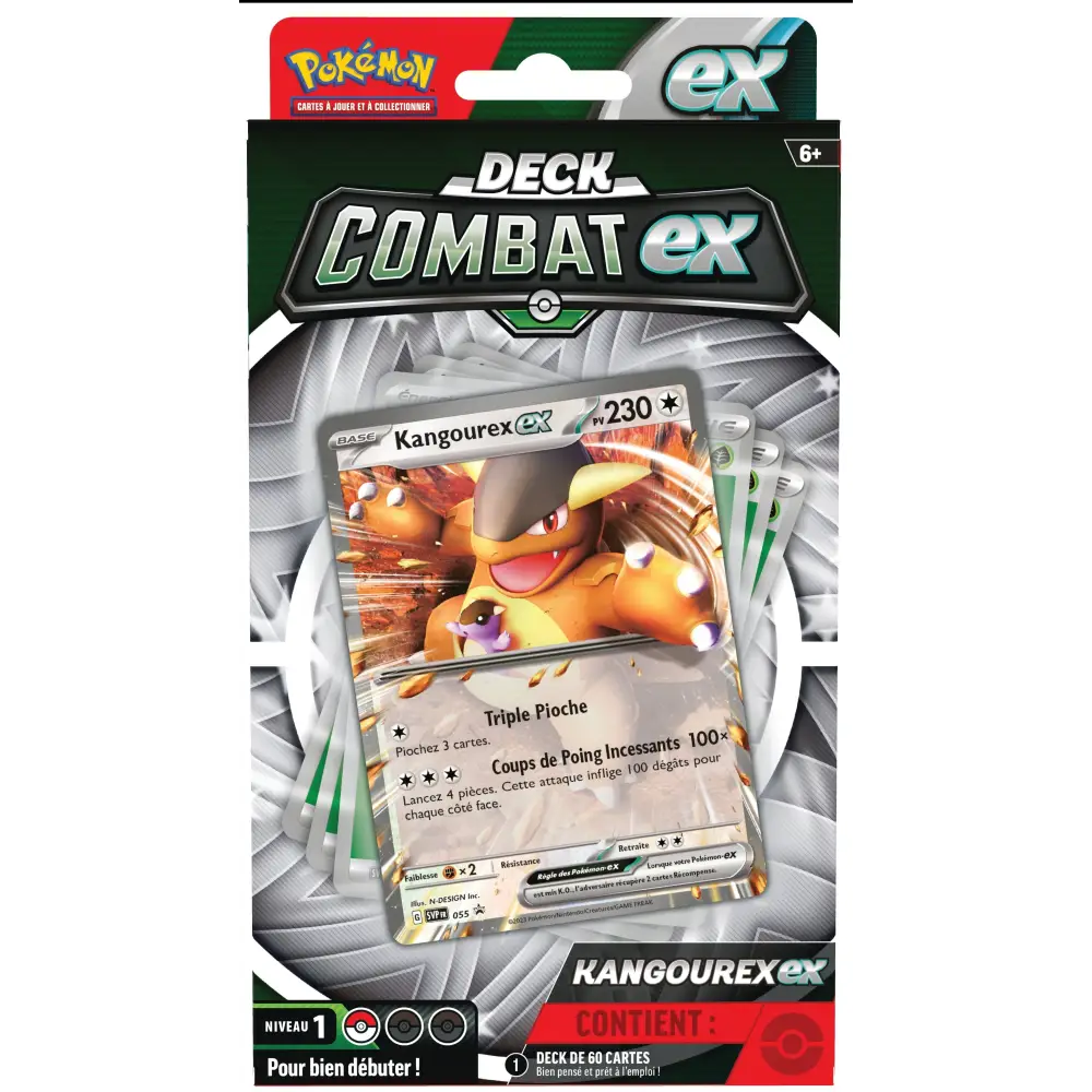 Deck combat EX - Kangourex ou Amphinobi EX FR - Poke-Geek