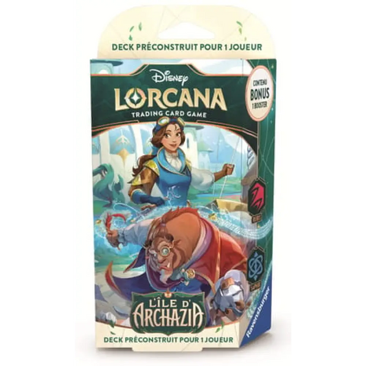 Deck de Démarrage – La Belle et la Bête Disney Lorcana: L’Île d’Archazia Deck L’Île d’Archazia