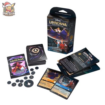 DECK DE DÉMARRAGE MÉCHANTE REINE ET GASTON – DISNEY LORCANA - Scellé - Français