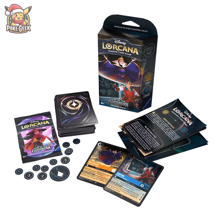 Deck de Démarrage Méchante Reine & Gaston – Disney Lorcana L'Ascension des Floodborn (Français)