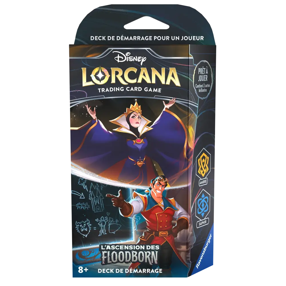 Deck de Démarrage Méchante Reine & Gaston – Disney Lorcana L'Ascension des Floodborn (Français) - Poke-Geek