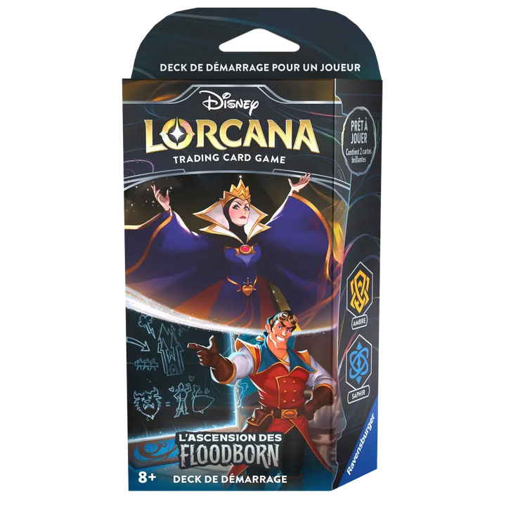 Deck de Démarrage Méchante Reine & Gaston – Disney Lorcana L'Ascension des Floodborn (Français)
