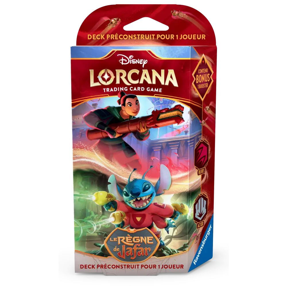 Deck de Démarrage Mulan & Stitch – Disney Lorcana Chapitre 8 : Le Règne de Jafar (FR) - Poke-Geek