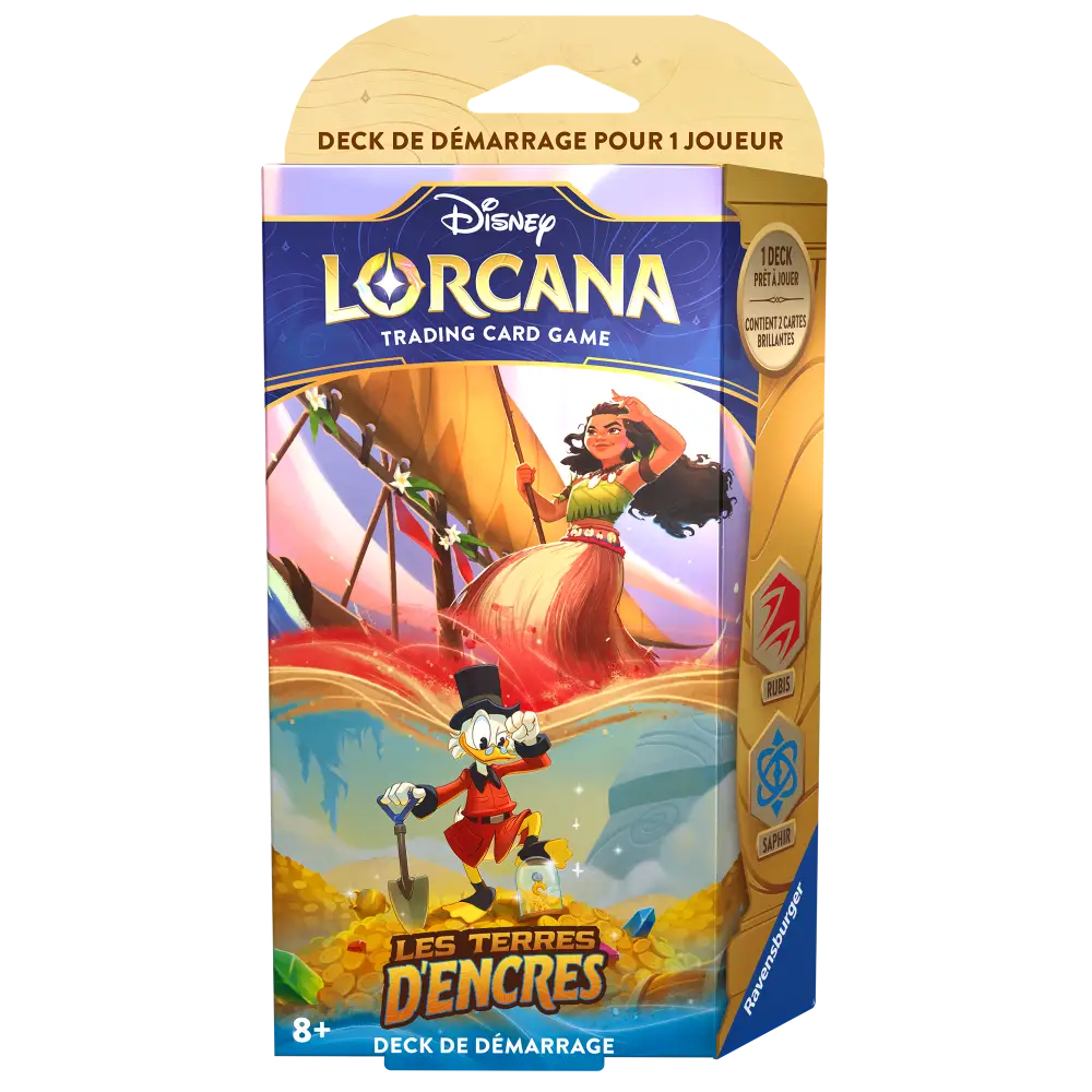 DECK DE DÉMARRAGE VAIANA ET PICSOU – DISNEY LORCANA - FR - Poke-Geek