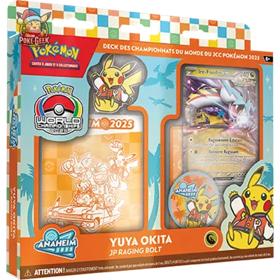 Deck des Championnats du Monde Pokémon 2025 – 1 Deck Aléatoire – Français - Poke-Geek