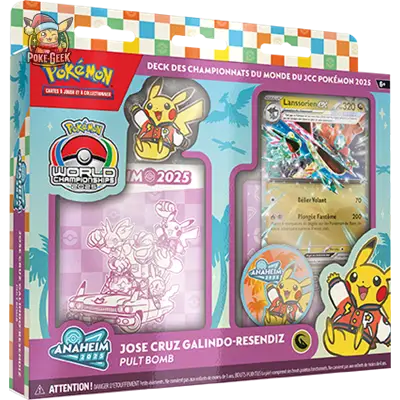 Deck des Championnats du Monde Pokémon 2025 – 1 Deck Aléatoire – Français - Poke-Geek