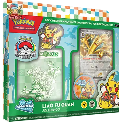 Deck des Championnats du Monde Pokémon 2025 – 1 Deck Aléatoire – Français - Poke-Geek