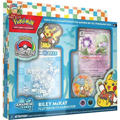 Deck des Championnats du Monde Pokémon 2025 – 1 Deck Aléatoire – Français - Poke-Geek