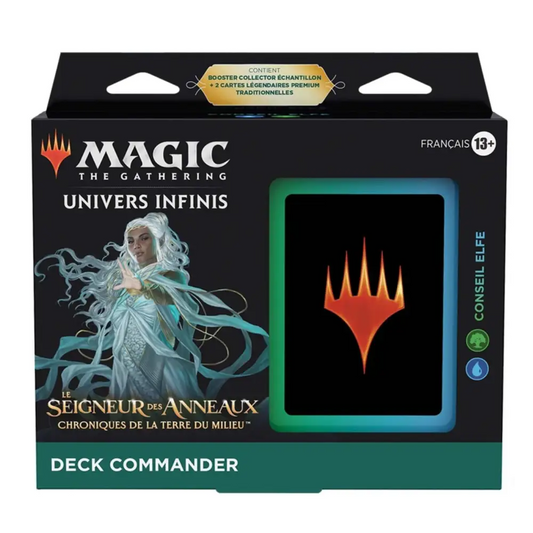 Deck - Magic the Gathering - Le Seigneur des Anneaux - Conseil Elfe - Commander - Scellé - Français