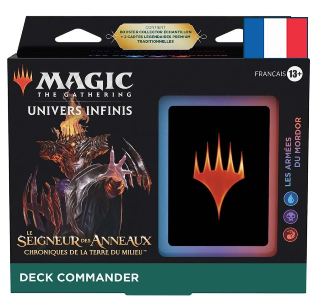 Deck - Magic the Gathering - Le Seigneur des Anneaux - Les Armées du Mordor - Commander - Scellé - Français - Poke-Geek