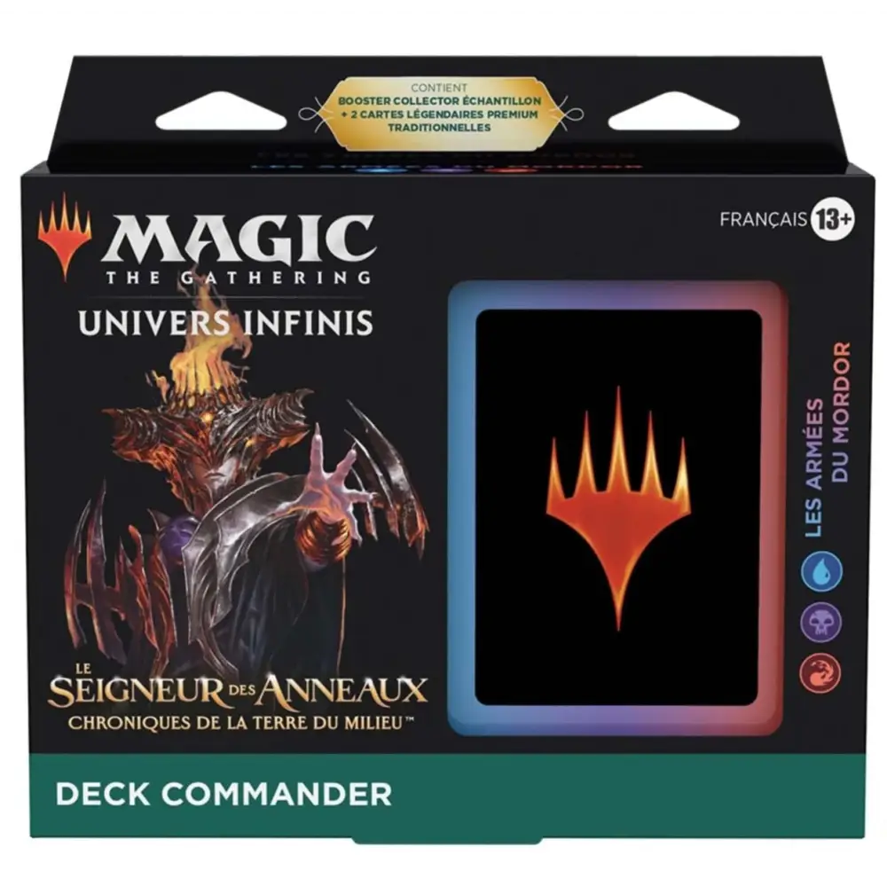 Deck - Magic the Gathering - Le Seigneur des Anneaux - Les Armées du Mordor - Commander - Scellé - Français - Poke-Geek