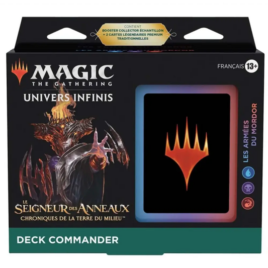 Deck - Magic the Gathering - Le Seigneur des Anneaux - Les Armées du Mordor - Commander - Scellé - Français