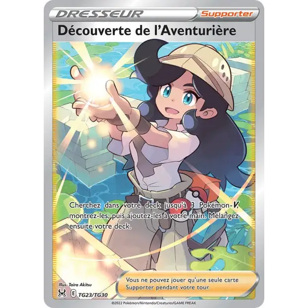 Découverte de l'Aventurière - EB Origine Perdue - TG23/TG30 - Poke-Geek