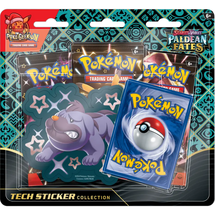 Destinées de Paldea: ( Tripack ) Tech Sticker Collection - Version Anglaise