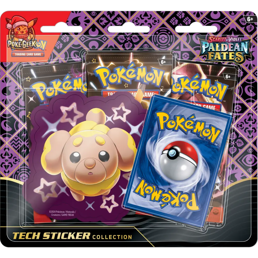 Destinées de Paldea: ( Tripack ) Tech Sticker Collection - Version Anglaise - Poke-Geek