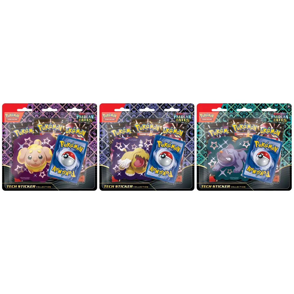 Destinées de Paldea: ( Tripack ) Tech Sticker Collection - Version Anglaise - Poke-Geek