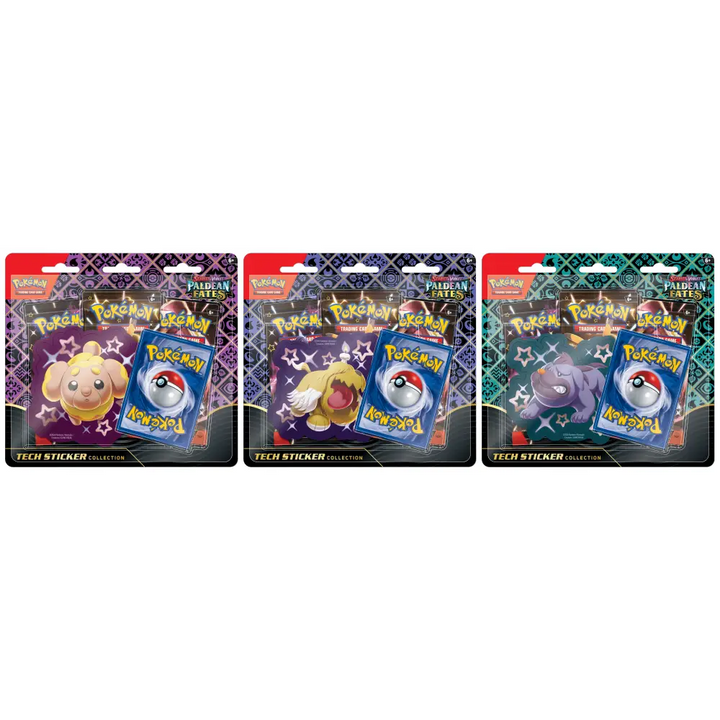 Destinées de Paldea: ( Tripack ) Tech Sticker Collection - Version Anglaise
