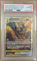 Dialga Originel VSTAR 260/172 japonaise PSA 10, certificat 162843106 – recto