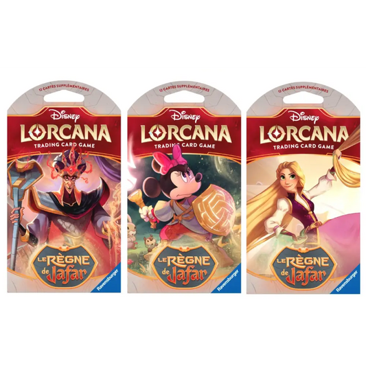 DISNEY Lorcana – 1 Booster Cartonné Chapitre 8 – Le Règne de Jafar (FR)