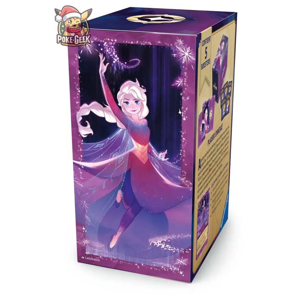 DISNEY - Lorcana - 🎁 Coffret Cadeau Elsa – Set 9 Fabuleux (Chapitre 9 - FR) - Poke-Geek