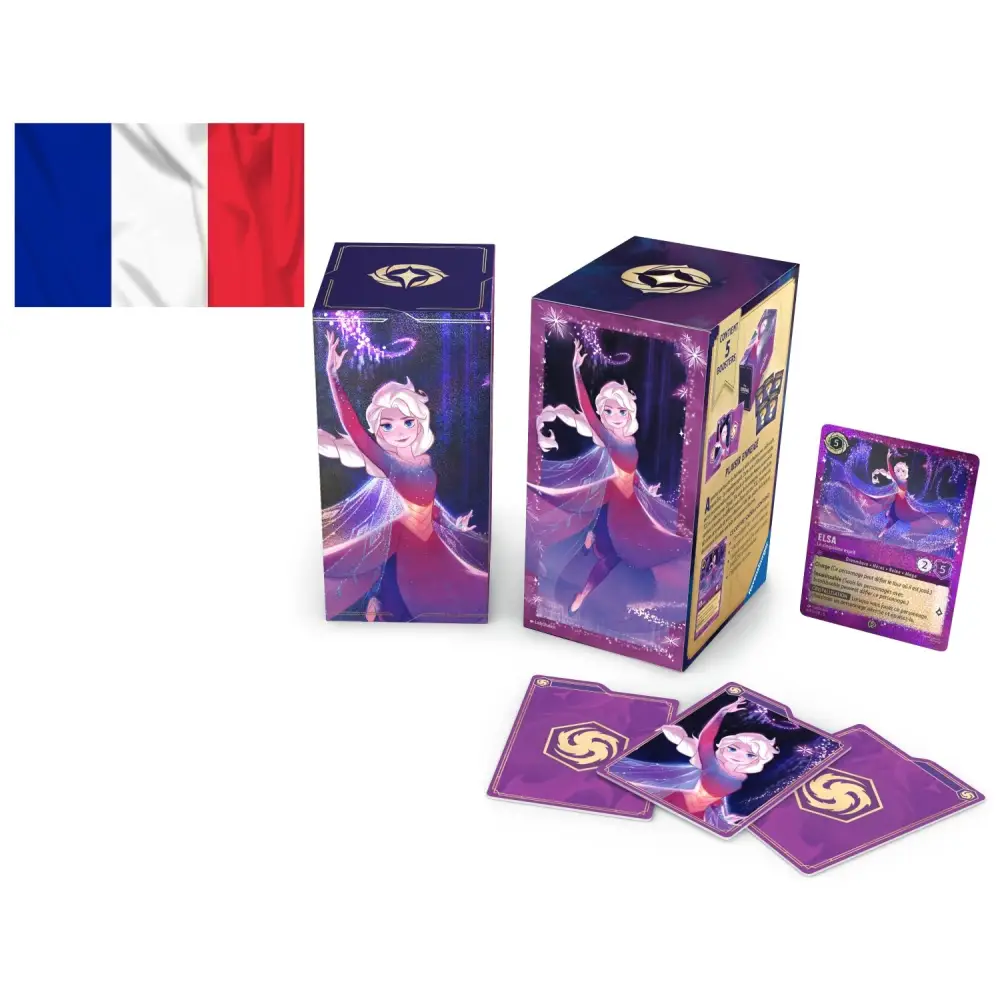 DISNEY - Lorcana - 🎁 Coffret Cadeau Elsa – Set 9 Fabuleux (Chapitre 9 - FR) - Poke-Geek