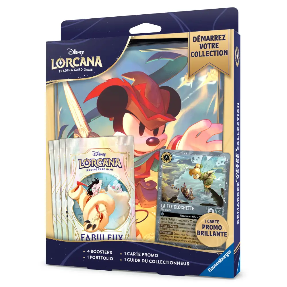 Disney Lorcana – Coffret Démarrez Votre Collection – Chapitre 9 Fabuleux – Français - Poke-Geek