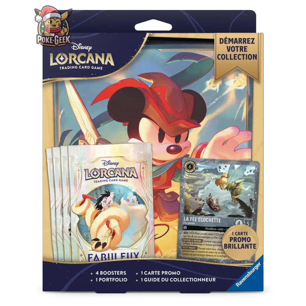Disney Lorcana – Coffret Démarrez Votre Collection – Chapitre 9 Fabuleux – Français - Poke-Geek