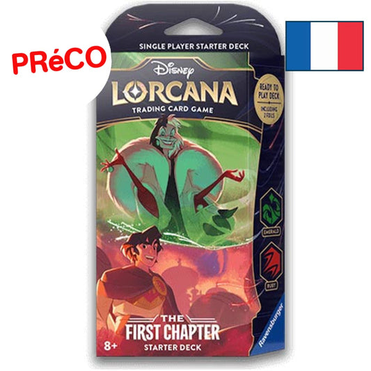 Disney Lorcana Deck de 60 cartes "Le Premier Chapitre" Cruella / Aladin - FR - Précommande Septembre 2023 - Poke-Geek