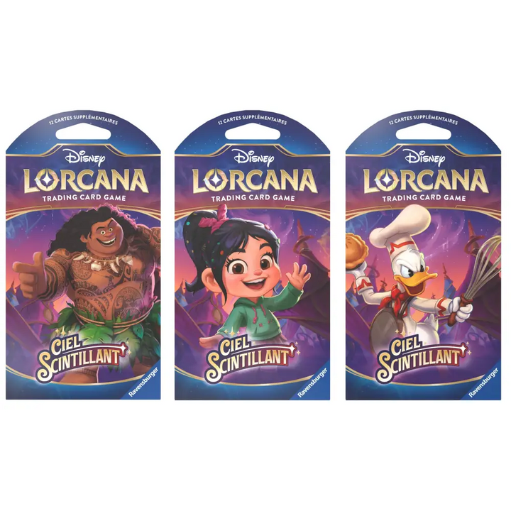 Disney Lorcana JCC : Ciel Scintillant - Booster (Blister cartonné) - FR