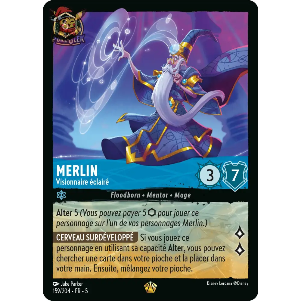 Disney Lorcana Jcc: Ciel Scintillant - Booster (Blister Cartonné) Fr