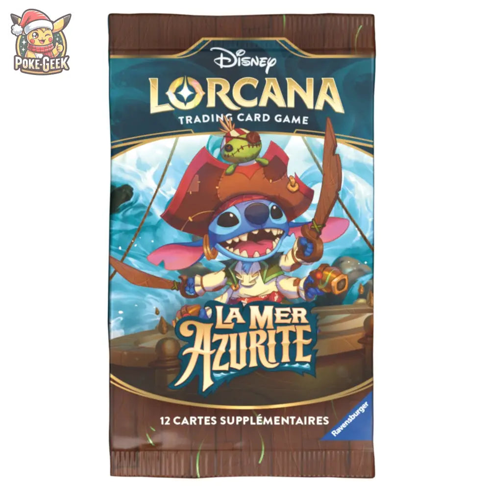 Disney Lorcana Jcc: La Mer Azurite - Display De Boosters (24 Boosters) Fr