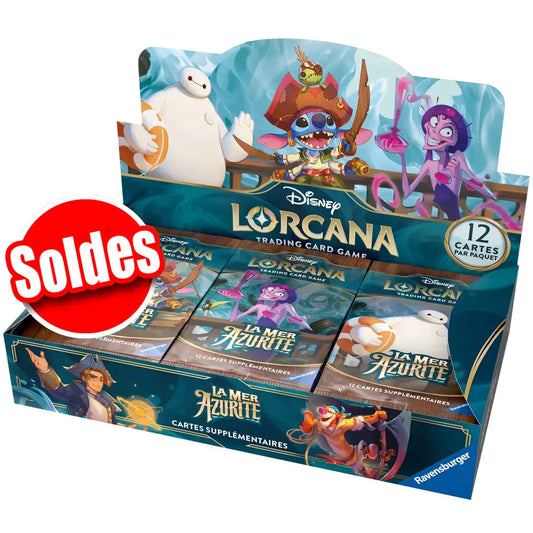 Disney Lorcana Jcc: La Mer Azurite - Display De Boosters (24 Boosters) Fr