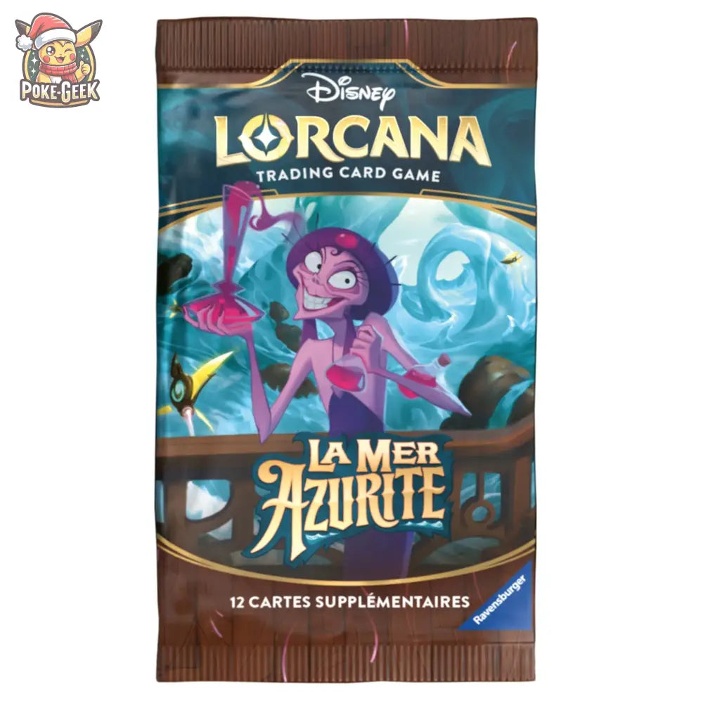 Disney Lorcana Jcc: La Mer Azurite - Display De Boosters (24 Boosters) Fr