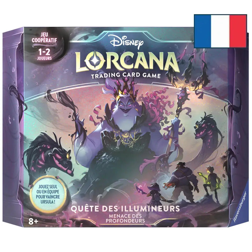 Disney Lorcana Jcc: Le Retour D’ursula - La Quête Des Illumineurs Menace Profondeurs Fr