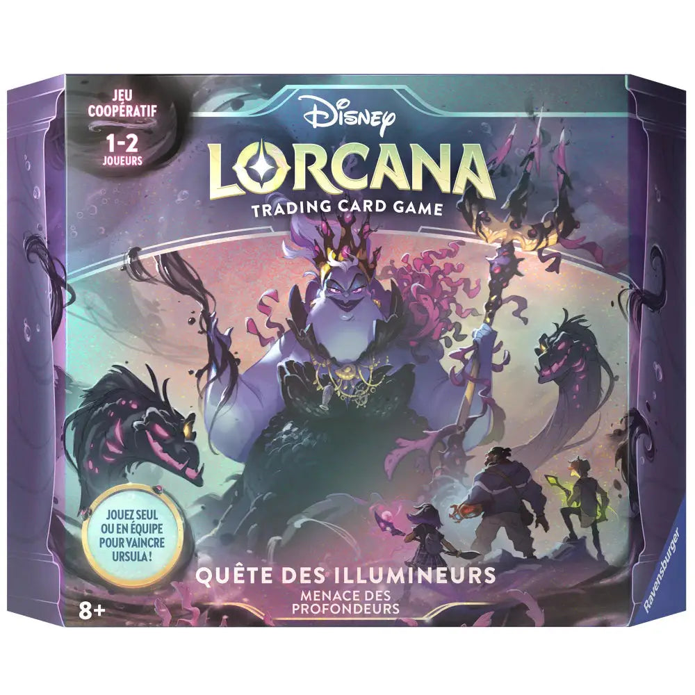 Disney Lorcana Jcc: Le Retour D’ursula - La Quête Des Illumineurs Menace Profondeurs Fr