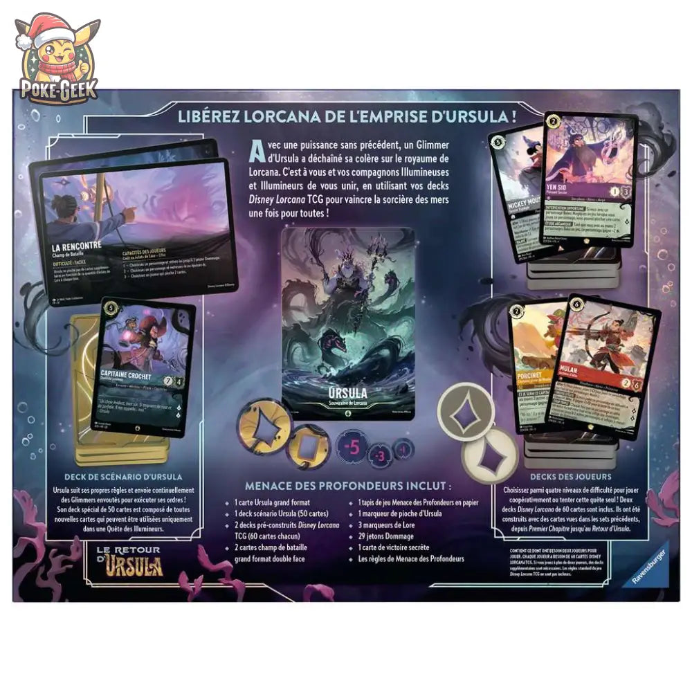Disney Lorcana – La Quête des Illumineurs – Menace des Profondeurs – Français - Poke-Geek