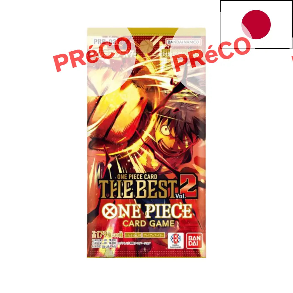 🏴☠️ Display Box One Piece THE BEST Vol.2 [PRB-02] – Booster Box Japonaise