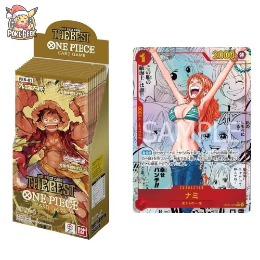 Display De 10 Premium Boosters – One Piece Card The Best Prb-01 - Jpn Carte À Collectionner