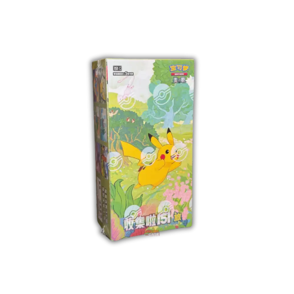 Display de 15 Boosters Pokémon 151C ’Collect 151 Journey’ – Édition Chinoise