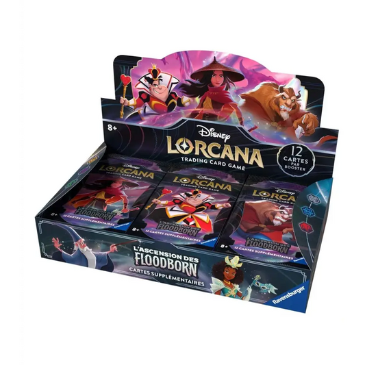 DISPLAY DE 24 BOOSTERS DISNEY LORCANA – L’ascension des Floodborn