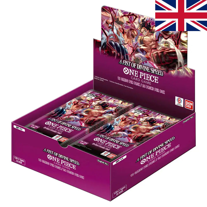 Display de 24 Boosters One Piece Card Game - OP11 : Des poings vifs comme l'éclair Anglais