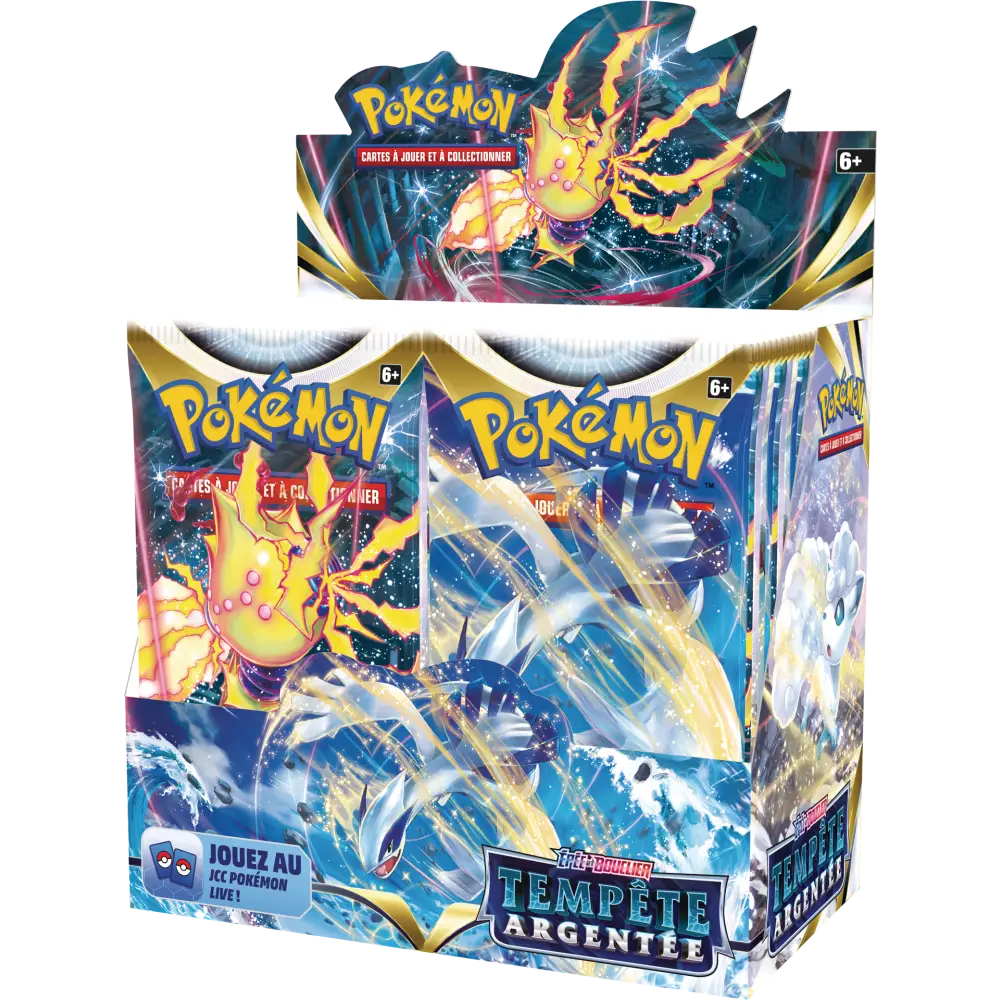 Display de 36 Boosters Pokémon Tempête Argentée - EB 12 - FR - Poke-Geek