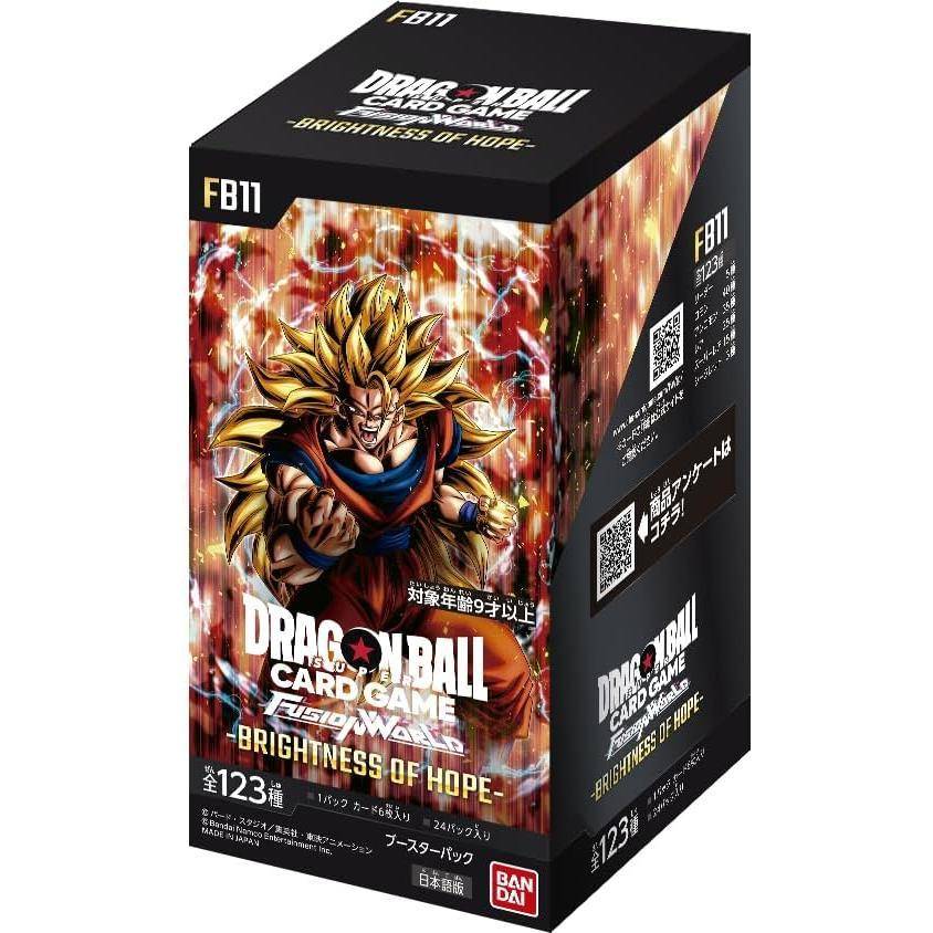 Japanisches Dragon Ball Super Card Game Fusion World FB11 Brightness of Hope Display – Box mit 24 Boostern