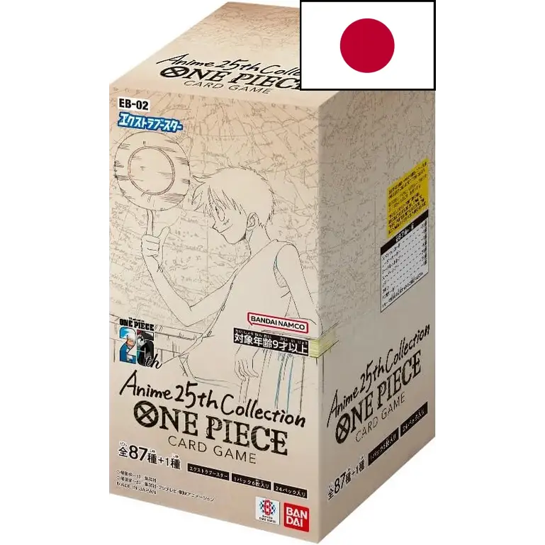 Display Eb-02 Anime 25Th Collection One Piece Card Game – Japonais Piece Jpn