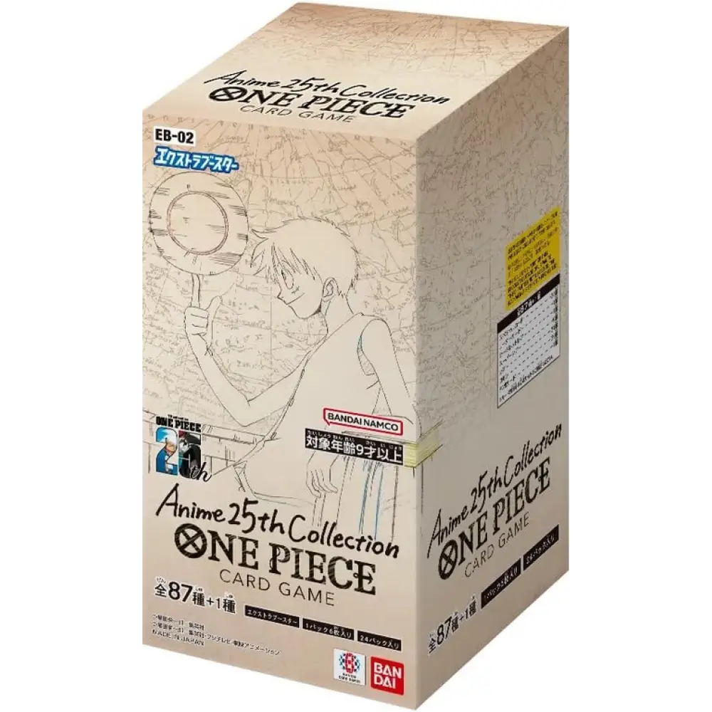 Display Eb-02 Anime 25Th Collection One Piece Card Game – Japonais Piece Jpn