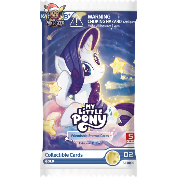 Booster My Little Pony Rainbow Edition 002B – 5 Cartes – Kayou – Anglais