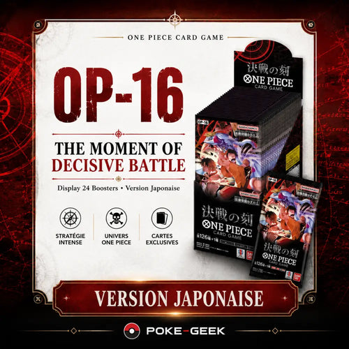Display One Piece Card Game OP-16 – The Moment of Decisive Battle – Japonais - Poke-Geek